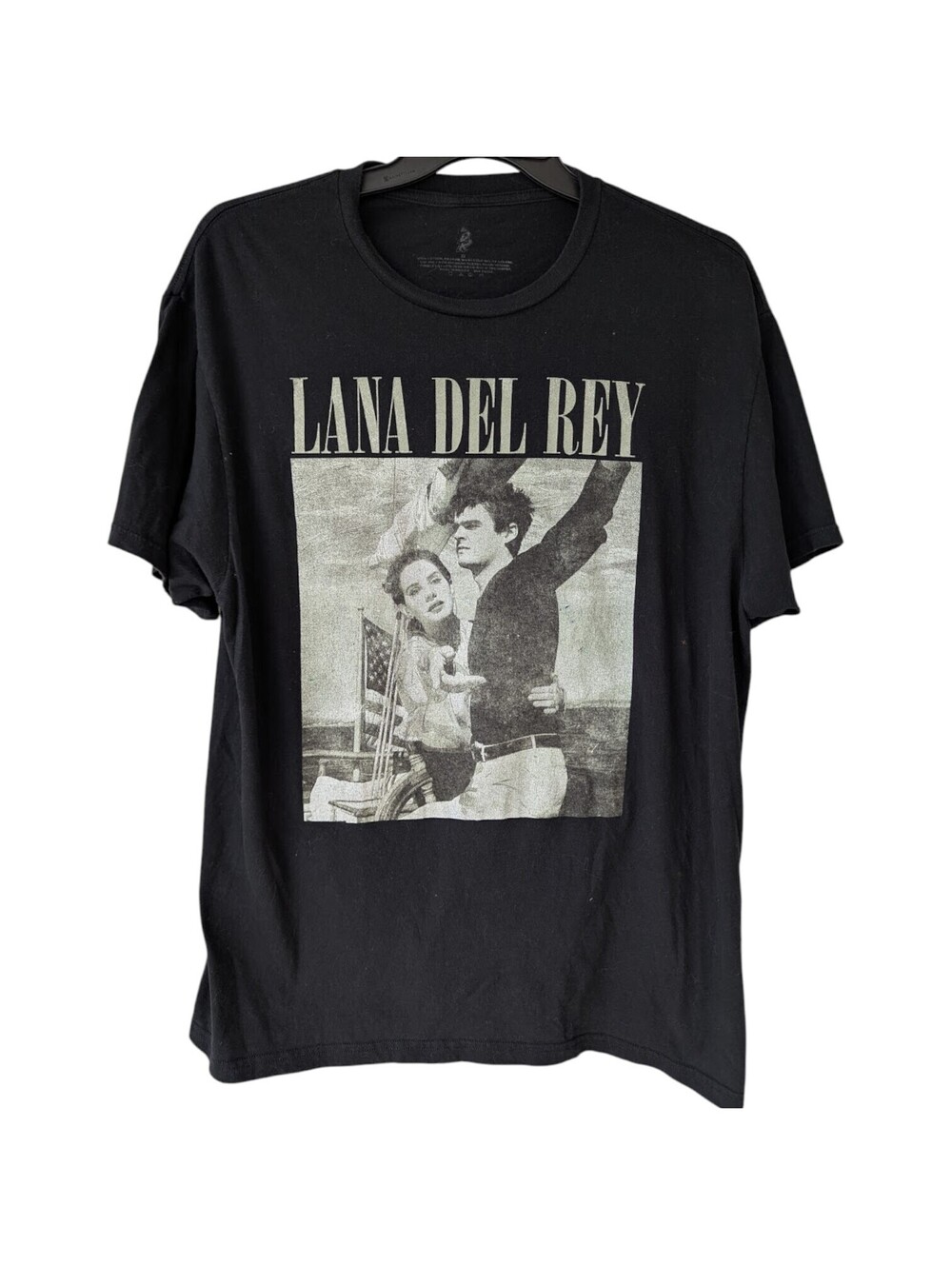 Lana Del Rey T-Shirt Mens XL Black Blue Jeans Photo Indie Band Tee 24x30 LDR Emo